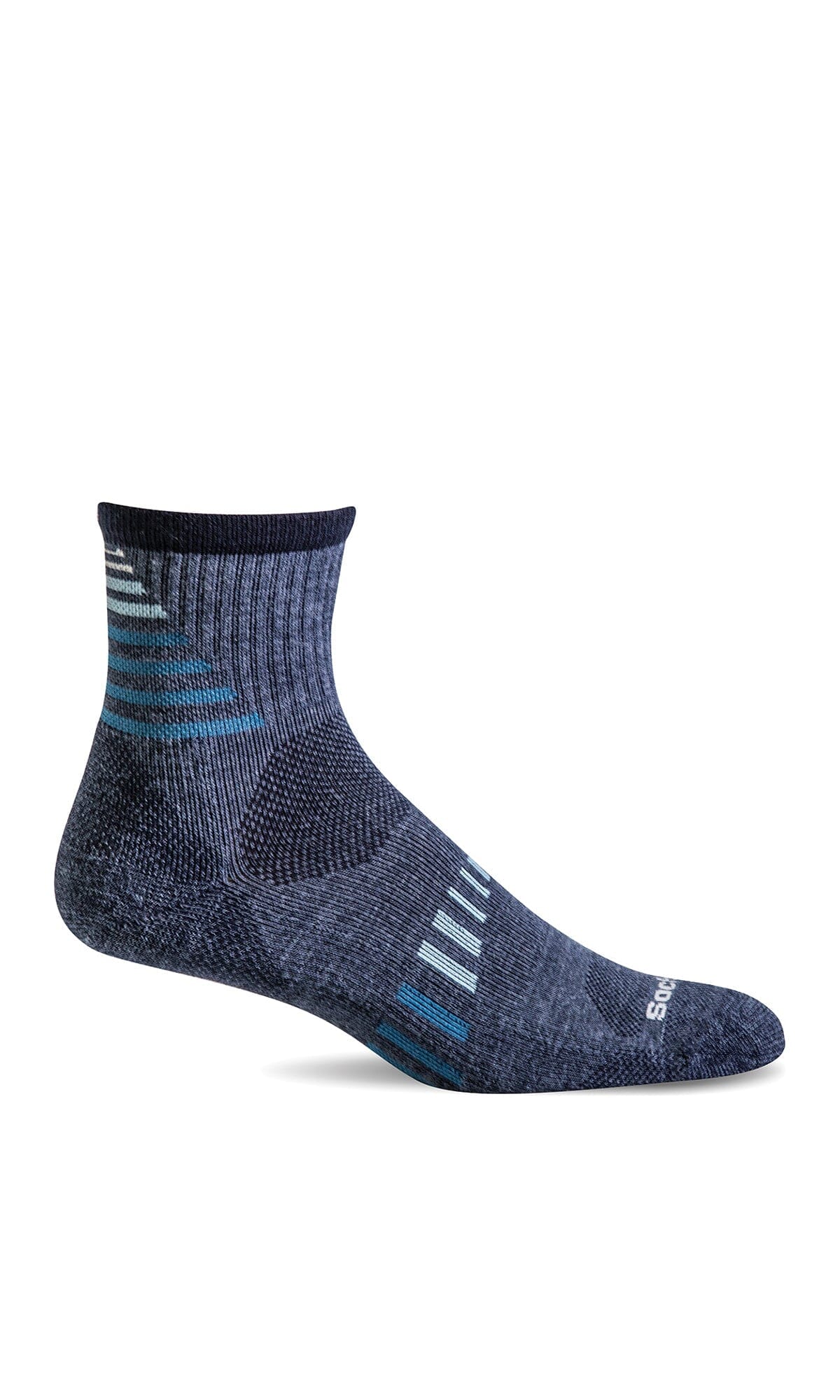 Men's Ascend II Quarter | Moderate Compression Socks - Image 3