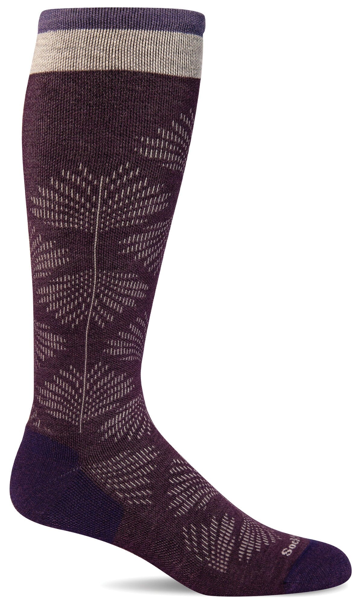 Women's Full Floral | Moderate Graduated Compression Socks | Wide Calf Fit - Image 4