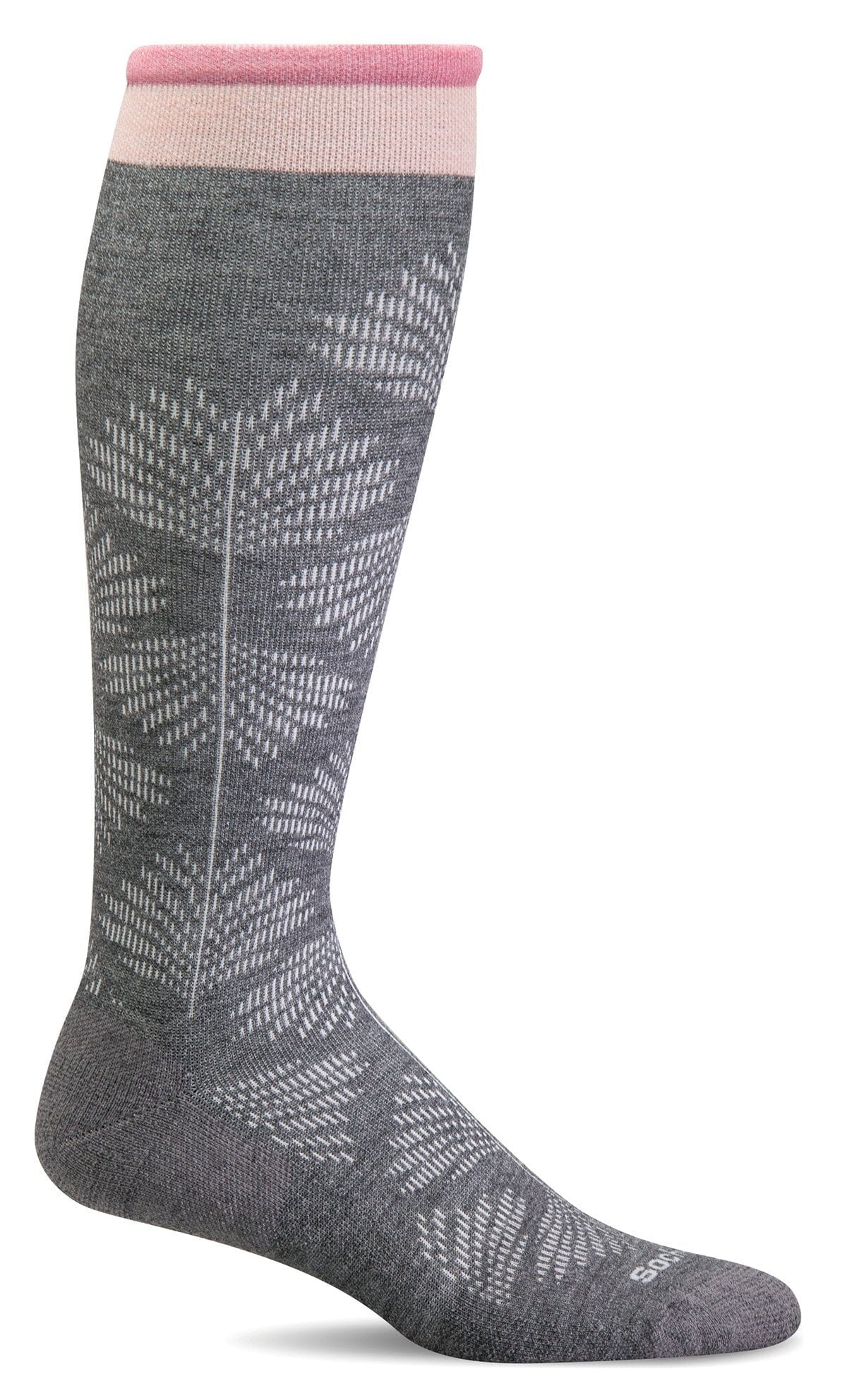 Women's Full Floral | Moderate Graduated Compression Socks | Wide Calf Fit - Image 5